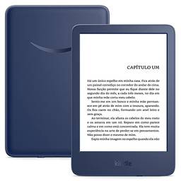 Novo Kindle 11ª Geração (lançamento 2022) – Mais leve, com resolução de 300 ppi e o dobro de armazenamento - Cor Azul
