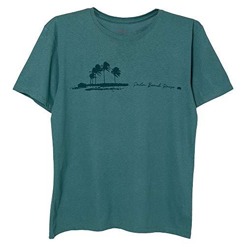 Camiseta Palm Beach, Mash, Masculino Verde Escuro G
