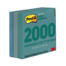Bloco Adesivo Post-it Coleção Anos 2000-3 Blocos