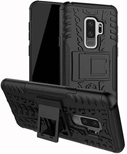Capa Capinha Anti Impacto Para Samsung Galaxy S9+ S9 Plus com Tela de 6.2" polegadas Case Armadura Hybrid Reforçada Com Desenho De Pneu - Danet (Preto)