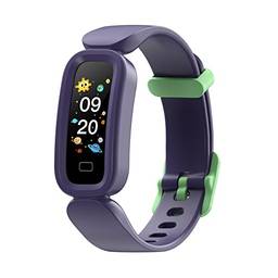 SZAMBIT Kids Smartwatch Fitness Pulseira Corporal Monitoramento de Frequência Cardíaca Pressão Arterial Relógio Inteligente para Presente Infantil (azul)
