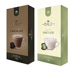Cápsulas Chocolate Nespresso Brulee Café Italle 20 Unid
