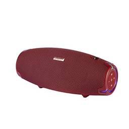 Caixa de Som Sabala DR-105, Bluetooth, 10W RMS, Bluetooth 5, 10 horas de reprodução, alto-falante para casa, ao ar livre, viagens (Vermelho)