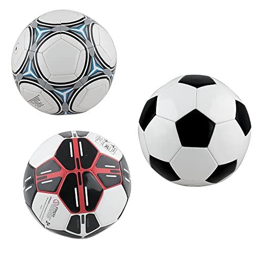 Bola de Futebol Semiprofissional Branca, Vermelha ou azul (Preto com Azul)
