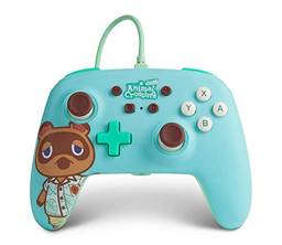 PowerA Enhanced Wired Controller for Nintendo Switch - Animal Crossing: Tom Nook, Nintendo Switch Lite, Gamepad, Game Controller, Wired Controller, Officially Licensed - Nintendo Switch