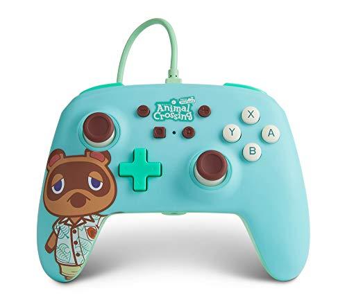 PowerA Enhanced Wired Controller for Nintendo Switch - Animal Crossing: Tom Nook, Nintendo Switch Lite, Gamepad, Game Controller, Wired Controller, Officially Licensed - Nintendo Switch