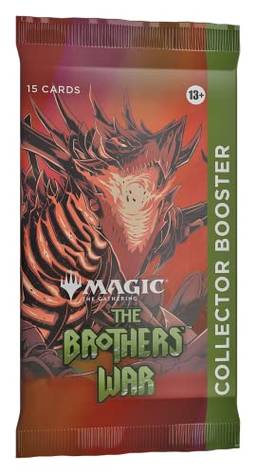 Magic: The Gathering - Booster de Colecionador de A Guerra dos Irmãos | 15 cards de Magic - Inglês