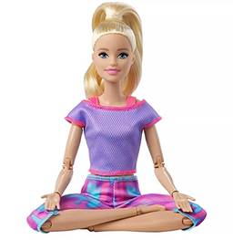 Boneca Barbie Feita para Mexer Loira - To Move Articulada - 2021