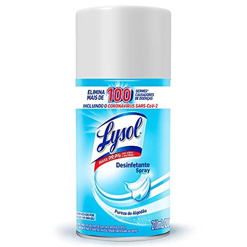 Desinfetante Spray Lysol Pureza do Algodão 210ml, Lysol