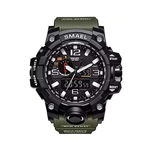 Relógio Smael S Shock Original Na Caixa Tático Militar Prova D'água (Verde)