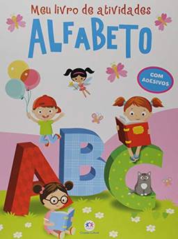 Meu livro de atividades alfabeto: Com adesivos