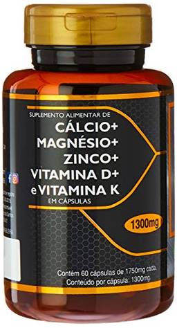 Cálcio + Magnésio + Zinco + Vitamina D3 + Vitamina K2, BioVitamin