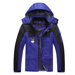 SevenDwarf casaco masculino Jaqueta quente de inverno masculina mais jaqueta de neve grossa à prova de vento e jaqueta de montanhismo à prova de chuva