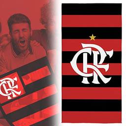 Toalha Aveludada Estampada Transfer Flamengo