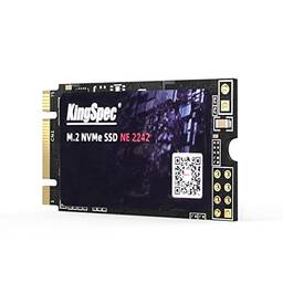 KingSpec SSD M.2 NVMe de 128 GB, 2280 PCIe Gen3x4 unidade de estado sólido interna para laptop/notebook (2280, 128 GB)