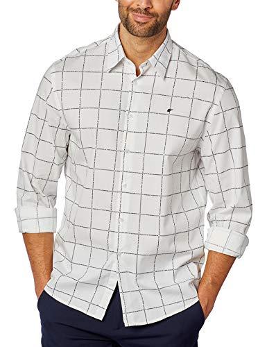 Camisa Squares Relax French Ml Branco G