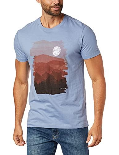 T-Shirt Mc Sunset M Malha Reativo Azul Seco 3