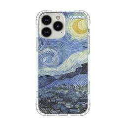 Capa Capinha Gocase Anti Impacto Slim para iPhone 13 Pro - Van Gogh Noite Estrelada