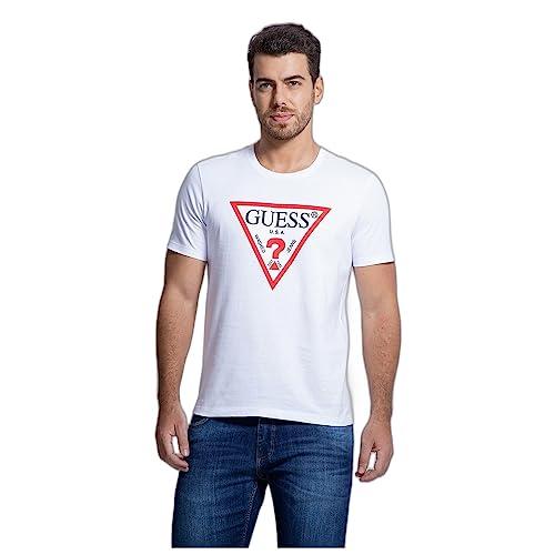 T-Shirt Triangulo, Guess, Masculino, Cinza Médio, M