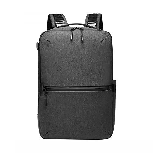 LuckyWin mochila notebook,malas e mochilas,mochila masculino,Compartimento para laptop, compartimento para tablet, bolsa multifuncional dentro,Alça de ombro removível, (Cinza)