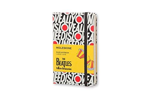 Caderno Edição Limitada, Beatles, All You Need Is Love, Capa Dura, Pautado, Tamanho Bolso