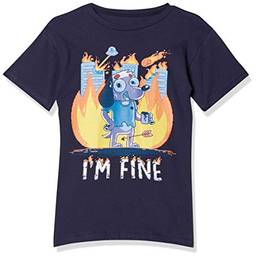 Camiseta Autoral Piticas I’m Fine, Piticas, Unissex, Azul, 12