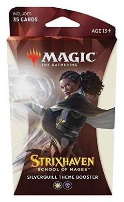 Magic: The Gathering | Strixhaven: Escola de Magos | Theme Booster Silverquill | Inglês