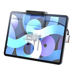 Hub USB C para iPad Pro, adaptador de MacBook Air 6 em 1 Baseus, estação de ancoragem USB C com 4 K a 60 Hz HDMI, carregamento PD de 100 W, leitor de cartão TF/SD, USB 3.0 e conector de fone de ouvido de 3,5 mm, adaptador USB C para laptop e mais