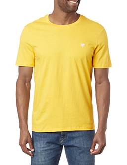 Camiseta Cavalera Básica Masculino, Amarelo, M