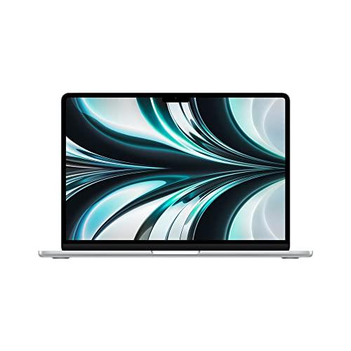 Notebook Apple MacBook Air de 13 polegadas: Chip M2 da Apple com CPU de oito núcleos e GPU de oito núcleos, de 256 GB SSD - Prateado