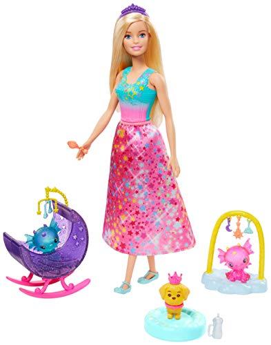 Boneca Barbie Dreamtopia Babá de Dragões - Mattel GJK51
