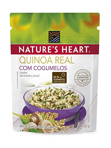Suplemento Alimentar, Natures Heart, Quinoa com Cogumelos, 100g