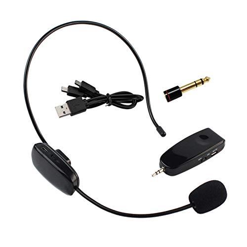 #N/a Microfone Headset sem fio, UHF Microfone Sem Fio fone de Ouvido Destacável e Portátil, para o Amplificador de Voz, Alto-falantes, Professor, guias