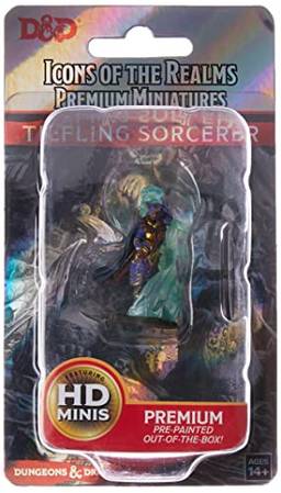 D&D: Icons of the Realms - Premium Figures - Tiefling Female Sorcerer