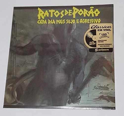 Ratos de Porão, LP "Cada Dia Mais Sujo e Agressivo"- Série Clássicos em Vinil [Disco de Vinil]