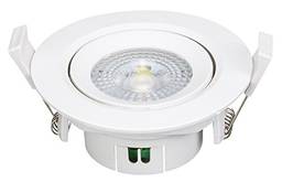 Spot LED de Embutir Redondo 5W Multivolt Luz Amarela 3000k - SL05R3 - 2034