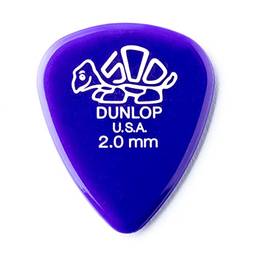 Dunlop 41P2.0 Delrin®, roxo, 2,0 mm, pacote com 12 jogadores