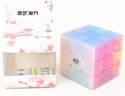 Cubo Mágico Profissional QiYi Jelly 3x3x3 sem adesivo