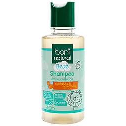 Shampoo Hipoalérgico Vegano Boni Natural Bebê com Calêndula & Hamamélis, Dermatologicamente Testado, Boni Natural, Branco