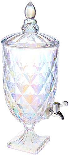 Dispenser De Cristal Ecológico Transparente Rainbow Diamond 5l Lyor Transparente Rainbow No Voltagev