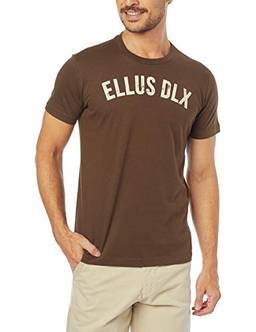 Camiseta T-Shirt, Ellus, Masculino, Tabaco, G