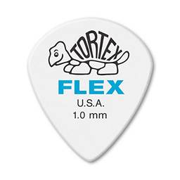 Jim Dunlop Tortex Flex Jazz III XL 1,0 mm, pacote com 12 palhetas de guitarra (466P1.0)
