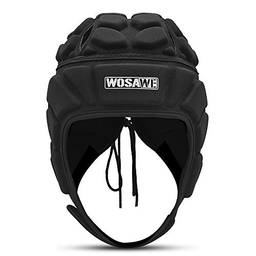 Boné de goleiro,KKcare Capacete de goleiro ajustável esportivo futebol futebol rugby capacete guarda cabeça chapéu protetor de cabeça