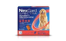 Nexgard Spectra Antipulgas e Carrapatos para Cães de 30,1 a 60kg, Marrom