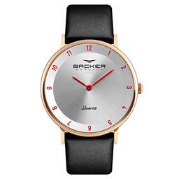 Relogio Backer Analogico Unissex Rose Gold - Bona Mean Collection