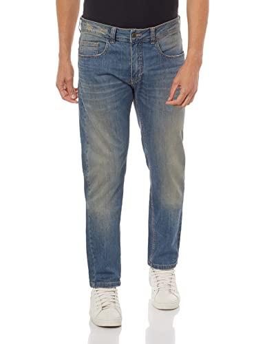 Calça Casual Jeans Fit Used, Osklen, Masculino, Azul Medio, 44