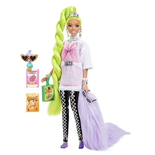 Barbie Boneca Cabelo Verde Neon