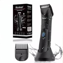 Aparador De Pelo P/Corpo E Rosto Kemei Km-1838 barbeador masculino multifuncional prova d'água elétrico cortador de cabelo Recarregavel Sem Fio