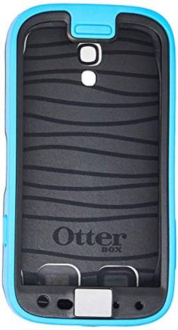 Capa Protetora, Otterbox, Galaxy S4, Capa com Proteção Completa (Carcaça+Tela), Azul/Branco