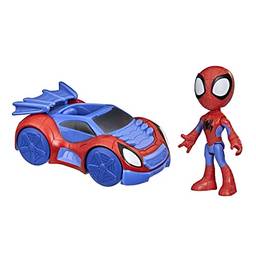 Marvel, Boneco Homem-Aranha e Carro-Aranha Spidey, Azul
